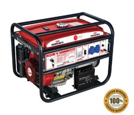 Afra 5.5Kva Petrol Generator Open Type, Model: AFT-5500PGRD