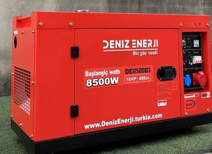 DENZI ENERGI 8.5KVA DIESEL GENERATOR SILENT AIR COOLED