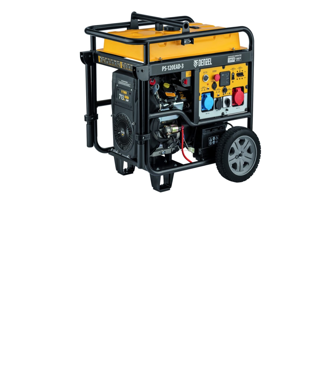 Denzel PS-120EAD-3 Three Phase Gasoline Generator with Automatic Start