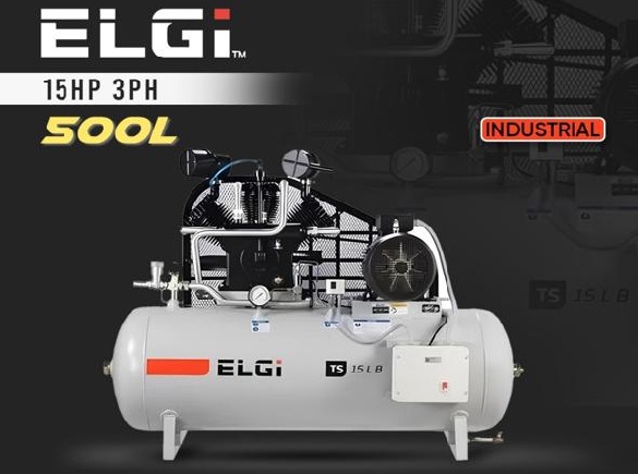 ELGI 15HP 3PHASE 500L AIR COMPRESSOR
