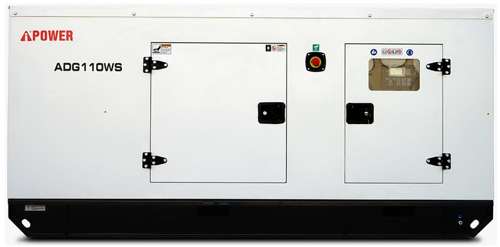 AiPOWER ADG110WS DIESEL SILENT GENERATOR 100KVA PRIME / 110KVA STANDBY