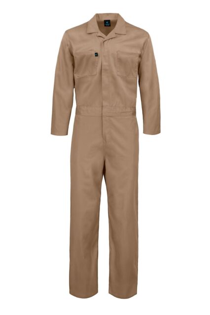 COVERALL 100% COTTON BEIGE LARGE