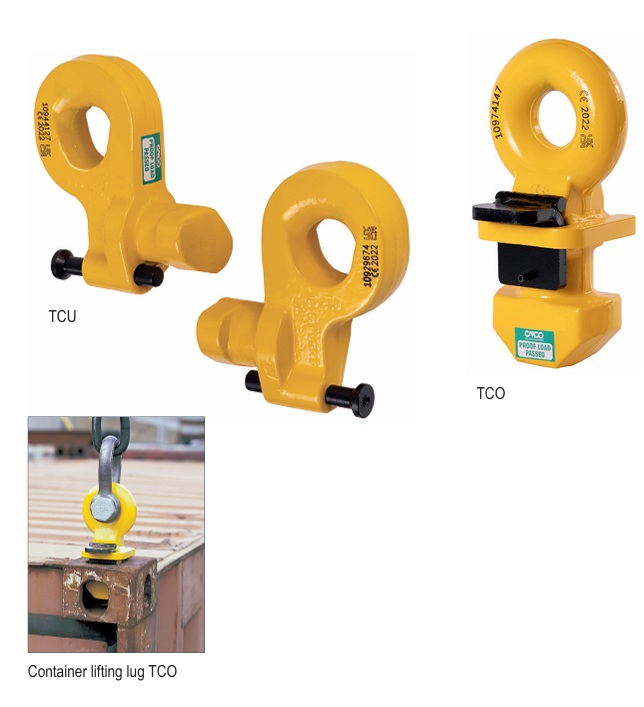 Tigrip TCU and TCO  Container lifting lugs