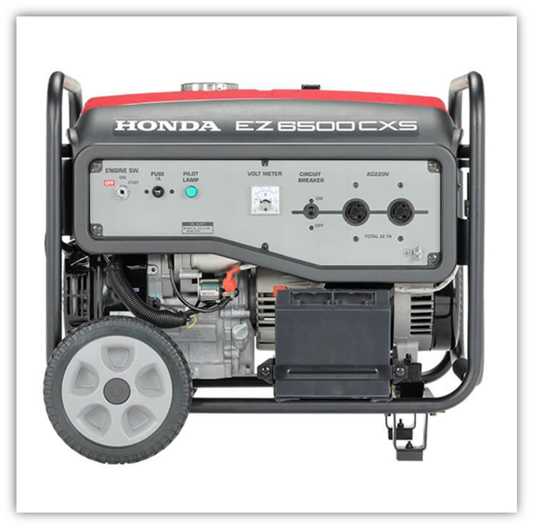 Honda 5.5kva petrol generator EZ6500CXS